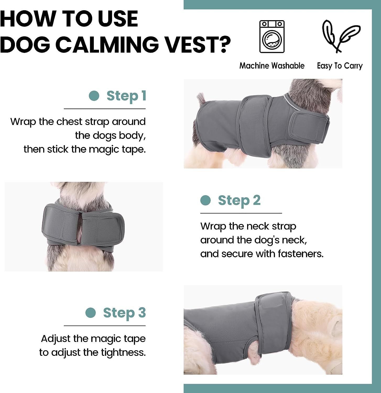 Pet Vest Dog Anxiety Relief Clothing